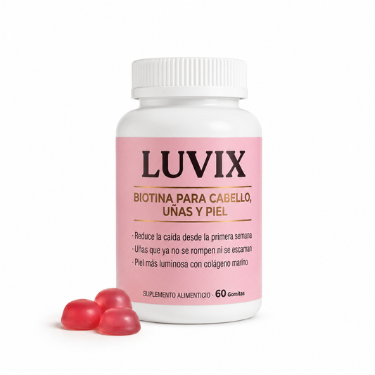 LUVIX® | Gomitas de Biotina + Colágeno