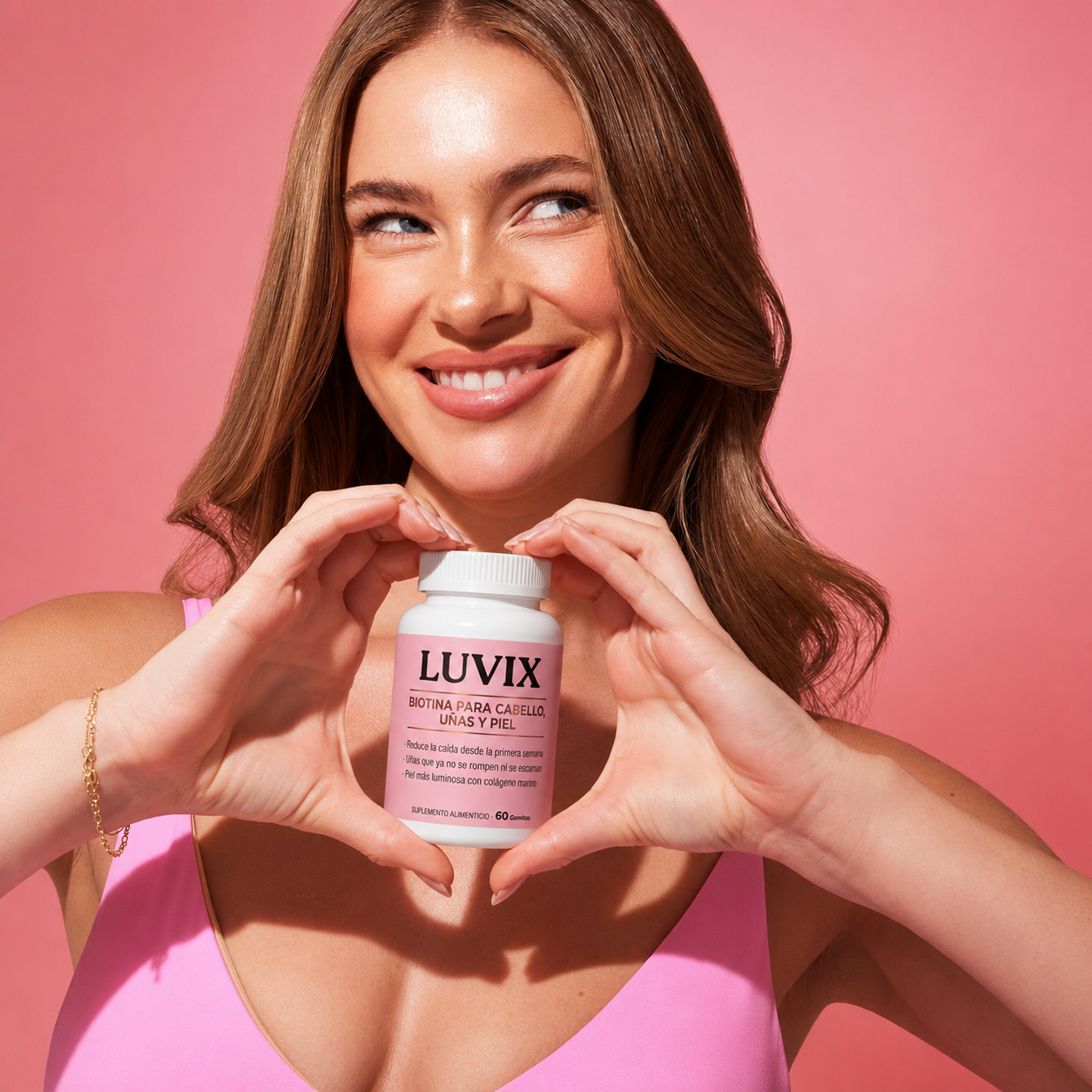 LUVIX® | Gomitas de Biotina + Colágeno